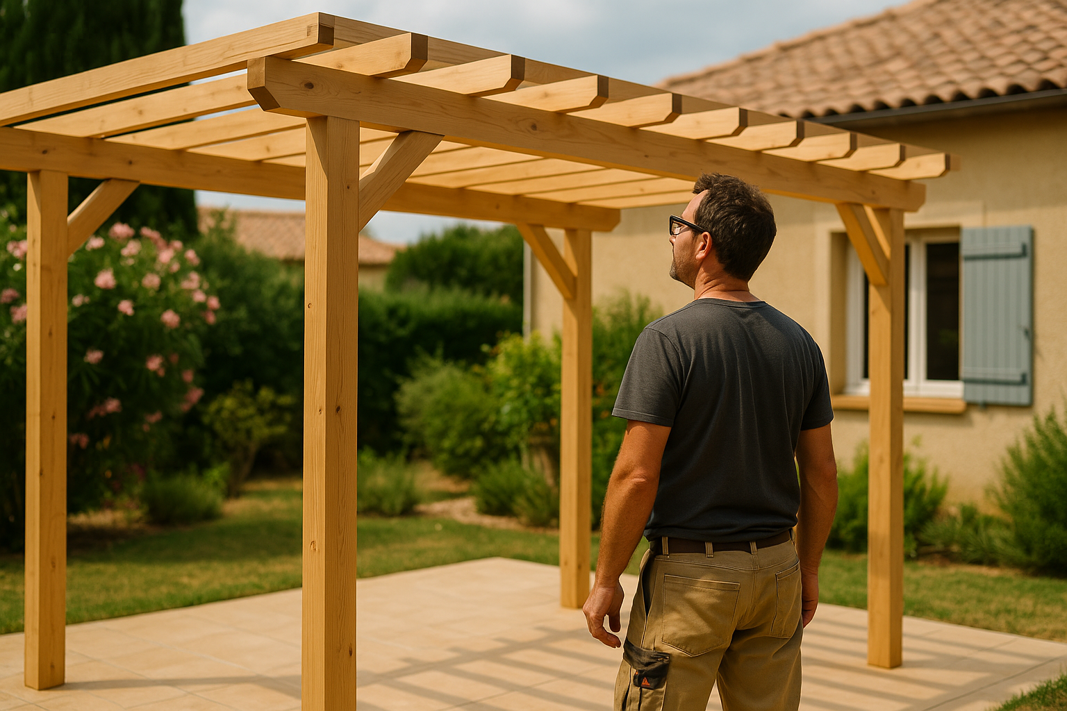Pergola bois vendargues entreprise guide